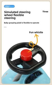 Wholesale Cheap Price <strong>Electric</strong> Kids Ride-on <strong>Car</strong> <strong>4</strong> Wheel Balance Bike Plastic Frame Outdoor Toy Vista Brand - Product Image 4