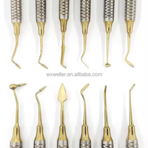 Kit Professionale per la Cura Dentale, Stuzzicadenti Manuale, Specchietto Dentale, Raschietto per Tartaro, Strumenti per la Pulizia dei Denti, Modello Wellwer per Compositi Dentali - Product Image 4