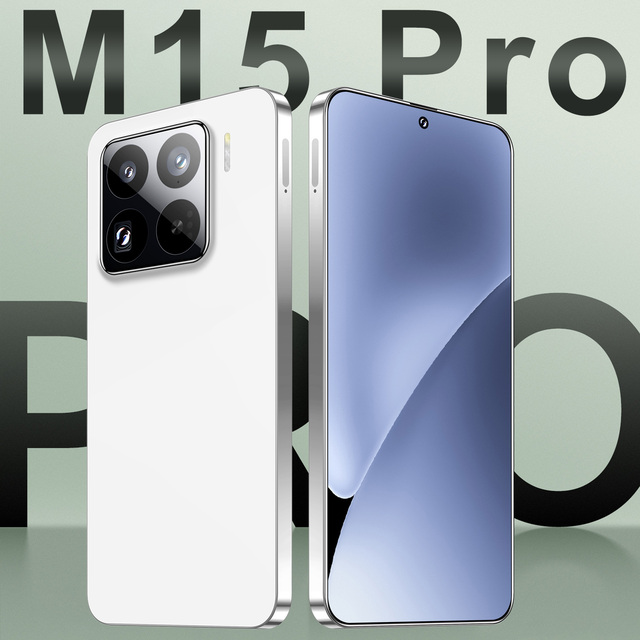 High Global Version M15 Pro Android 5G Mobile Phones Wholesale Dual Smart Gaming Telefon