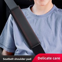 Housse de protection pour ceinture de sécurité de voiture en polyester à motif cellulaire gaufré, commerce transfrontalier