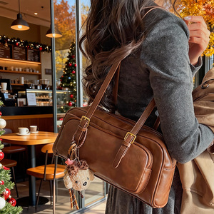 Bolsos de Mano Retro de Alta Gama para Mujer, Bolso de Hombro Único, Bolso de Mano para Oficina, Bolsos Tote con Asa Superior - Product Image 4