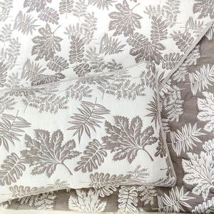 Vendita diretta in fabbrica-prezzo basso-puro cotone e lino-motivo Jacquard-Set di copriletti e trapunte in tre pezzi - Product Image 6