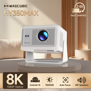 โปรเจคเตอร์พกพา HY350MAX MAGCUBIC Auto 1080P รองรับ 8K WiFi6 BT5.4 หน่วยความจำ 2+16G ระบบ Android14 สำหรับบ้านอัจฉริยะ - Product Image 1