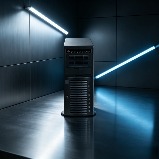 JumSoft 4U Tower Server Chassis Intel Xeon Gold Series 8xLFF EATX with 900W PSU BMC Function 3 Years Warranty Private Mold Stock