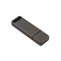 Impermeable color negro metal USB pen drive 8GB 16GB 32GB 64 128 USB flash drive 2TB USB 3,0