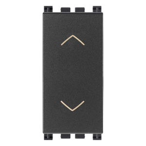 2P 10A Grey Wall <b>Switch</b> Button With Up Down Arrow Design For Light Control - Product Image 1