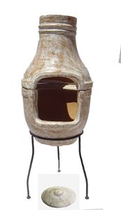 <span class=keywords><strong>Chiminea</strong></span> de fuego de arcilla para exteriores, hogar y jardín - Product Image 6