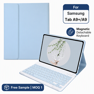 <span class=keywords><strong>Housse</strong></span> magnétique pour <span class=keywords><strong>tablette</strong></span> <span class=keywords><strong>Samsung</strong></span> <span class=keywords><strong>Galaxy</strong></span> <span class=keywords><strong>Tab</strong></span> A9 Plus SM-X210/X216/X218 avec emplacement pour stylet et clavier sans fil - Product Image 1