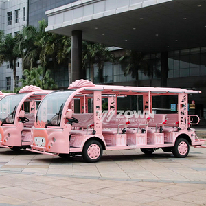 Autobús Eléctrico Turístico de Carrocería Cerrada de 11 Asientos con Color Personalizado para Servicio de Recorridos en Parques y Ciudades - Product Image 3