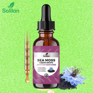 OEM grosir Vegan alami organik lumut Laut Irlandia minyak biji hitam akar Burdock tetes cairan untuk dewasa - Product Image 1