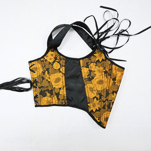 Corsé con Cordones y Estampado Floral para Mujer, Prenda de Moda para Uso Casual, Personalización OEM ODM - Product Image 4