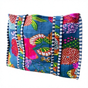 Bolsa de Tela de Algodón Estampada a Mano Personalizada, Bolsa de Compras Reutilizable Ecológica, Venta al Por Mayor - Product Image 1