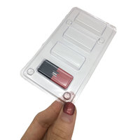 Blíster Rectangular de Plástico Desechable de PVC, Caja de Concha para Mascotas, Pendrive USB, Embalaje de Electrónica de Consumo