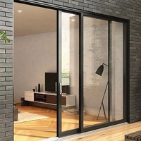 Portes coulissantes accordéon modernes en aluminium avec double vitrage, isolation phonique, verre stratifié, garantie 5 ans