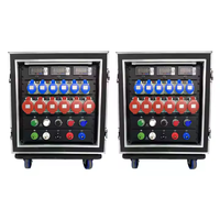 Boîtier de distribution d'énergie portable et étanche ST ST-DX57 personnalisé, triphasé 220V 200A, avec alarme sonore et lumineuse