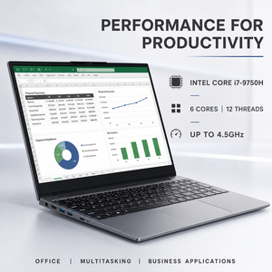 2026 New OEM 15.6 Inch Business Laptop Intel Core i7 9750H 8GB 16GB DDR4 128GB 256GB <b>512GB</b> 1TB <b>SSD</b> FHD Wholesale Notebook - Product Image 2