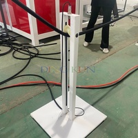 Máquina automática de un solo tornillo PLC de gran venta para fabricar tubos corrugados de PVC de pared simple de plástico PE flexible