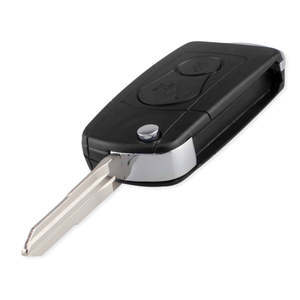Clé à distance pliable à 2 boutons, lame non coupée pour <span class=keywords><strong>SsangYong</strong></span> Actyon <span class=keywords><strong>Kyron</strong></span> Rexton - Product Image 5