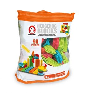 90 blocs de construction à emboîtement en poils de porc, jouet éducatif STEM à faire soi-même pour les tout-petits, briques d'empilage créatives - Product Image 5