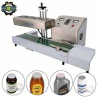Machine de scellage automatique à induction électromagnétique continue pour canettes, plastique, verre, boissons et cosmétiques
