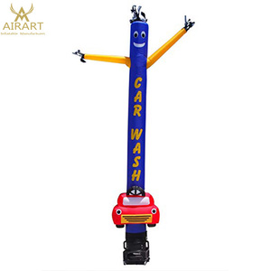 Danseur aérien gonflable personnalisé de 4 m avec bras oscillant pour la publicité de lavage de voitures - Product Image 3