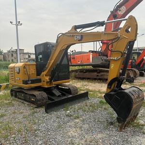 Mini-excavatrice Cat305.5 d'occasion 2022, équipement de construction Caterpillar 5,5 tonnes du Japon, composants principaux : moteur, boîte de vitesses, PLC, pompe - Product Image 2
