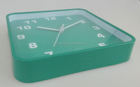 Mini 8 inch 20 cm Murah Persegi Plastik Promosi Jam Dinding