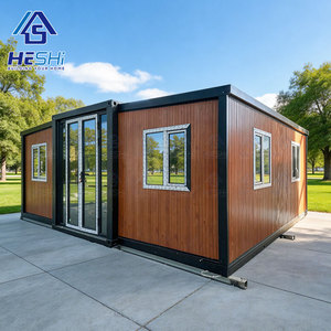 Casa Contenedor Prefabricada Expandible de 20 y 40 Pies, Fácil de Construir, con 1, 2, 3, 4 o 5 Dormitorios, Plegable, Precio Económico, Construcción de Viviendas Pequeñas - Product Image 1