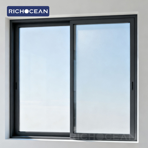 Portes et fenêtres coulissantes en aluminium RICHOCEAN à vitrage Low-e, insonorisées, <span class=keywords><strong>pour</strong></span> l'extérieur des maisons, fenêtres coulissantes à double vitrage en aluminium - Product Image 2