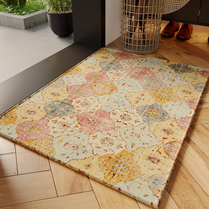 Suela de goma de terciopelo de algodón de bambú - Positano Red