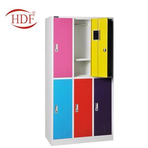 Casier à 6 compartiments en métal thermolaqué Otobi, idéal pour la salle de sport ou l'école – Meilleur prix, vente chaude en Chine - Product Image 4