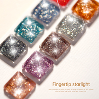OEM/ODM Échantillons Gratuits Vernis à Ongles Liquide Luminescent UV LED Gel Français Réfléchissant Disco Flash Scintillant DIY en Bouteille