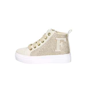 Sneakers da Ragazza Ferre' FB-202 Beige, Scarpe Moda Chunky High Top - Product Image 1