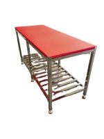 Station de lavage de table de nettoyage de planche à découper de poisson en acier inoxydable personnalisée