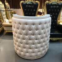 Meubles de salon de beauté, nouveau style, moderne, en rose, comptoir pour salon de beauté, en promotion