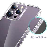 Coque de téléphone en TPU transparente Maxyi pour iPhone 11 12 13 14 15 16 Plus Pro Max