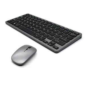 Hot Sell Slim wireless keyboard and mouse rechargeable White Keyboard And Mouse Combo