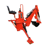 Chargeuse-pelleteuse hydraulique pour tracteurs de 18 à 66 CV, attache de tracteur à 3 points avec 180 °   Boom Swing pour l'agriculture et l'usage domestique