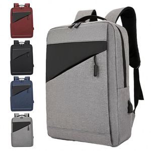 Sac à dos de voyage intelligent personnalisé avec logo, multifonctionnel, grande capacité, port de charge USB, imperméable, en polyester, personnalisable, 10 pièces - Product Image 1