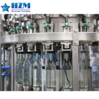Línea de Producción de Agua Carbonatada en Oferta/Máquina de Llenado de Botellas de Vidrio para Bebidas/Máquina Mezcladora Carbonatadora de Agua con Gas