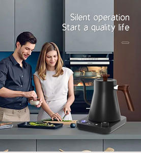 Bouilloire à bec verseur pour café et thé, revêtement antiadhésif, qualité alimentaire, 600 ml, 900 ml, en acier inoxydable, bec verseur en col de cygne, <span class=keywords><strong>bouche</strong></span> fine - Product Image 6