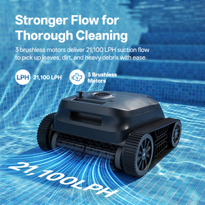 Aspiradora Inalámbrica Addotron para Paredes y Pisos de Piscinas, <span class=keywords><strong>Robot</strong></span> Limpiador Automático de Piscinas con Succión - Product Image 2