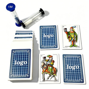 Juego <span class=keywords><strong>de</strong></span> Cartas <span class=keywords><strong>de</strong></span> Póker Españolas Personalizadas al por Mayor con Logotipo Impreso y Caja <span class=keywords><strong>de</strong></span> Almacenamiento - Product Image 1