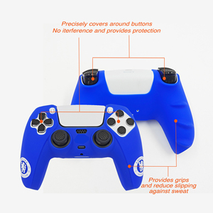 Funda Protectora de Silicona Serigrafiada de Club de Fútbol con Agarre para Control de Videojuegos Playstation PS5 Dualsense y Accesorios - Product Image 5