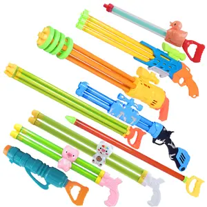 Hete Zomer Verkoop Pull Waterpistool Geperforeerde Waterpistool Raften Strandkraam Speelgoed Kinderen Speelgoed Waterpistool Strandspeelgoed