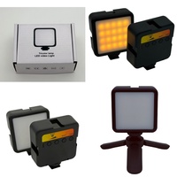 Lampe LED pour téléphone, mini, portable, pliable, antichoc, lumière vidéo, température de couleur réglable 2500-7000K, IRC 95, vente chaude en Chine