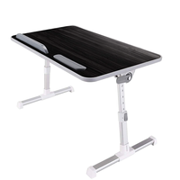 Plateau de petit-déjeuner pliable pour canapé, table de lit réglable, support pour ordinateur portable et lecteur pour canapé et sol