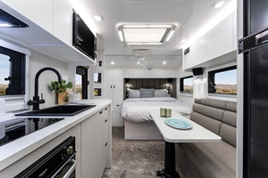 Ecocampor 24 pies cama triple todoterreno RV <span class=keywords><strong>caravana</strong></span> dos puertas <span class=keywords><strong>caravana</strong></span> remolque con cocina al aire libre y <span class=keywords><strong>baño</strong></span> <span class=keywords><strong>para</strong></span> la venta - Product Image 5