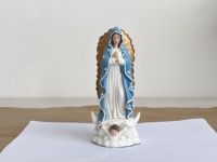 Statue Notre-Dame de Guadalupe en résine, figurine de la Vierge Marie peinte à la main, décoration religieuse catholique pour la maison, fabricant ODM