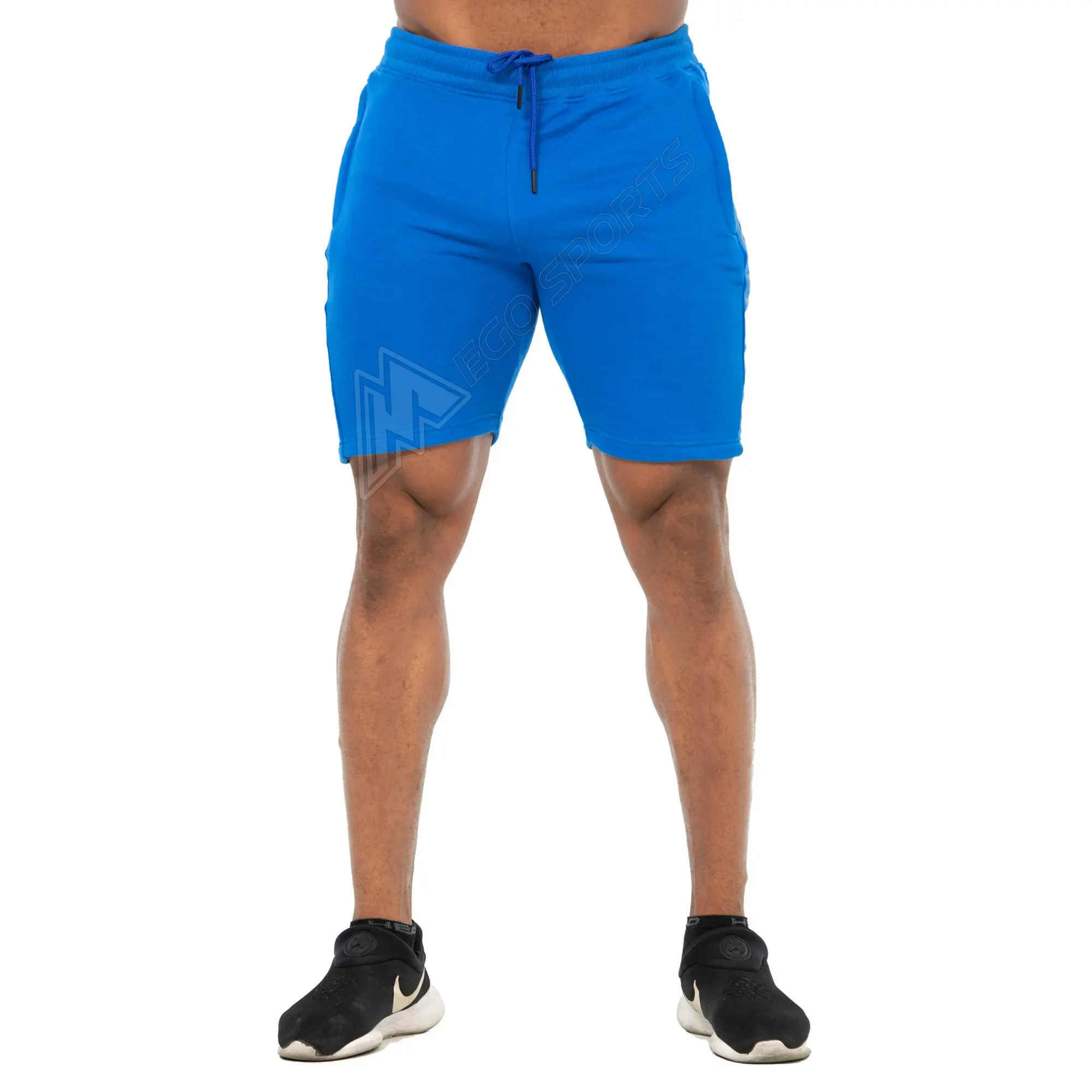 กางเกงขาสั้นออกกำลังกายสำหรับผู้ชายกางเกงออกกำลังกายเอวสูงสำหรับฤดูร้อน